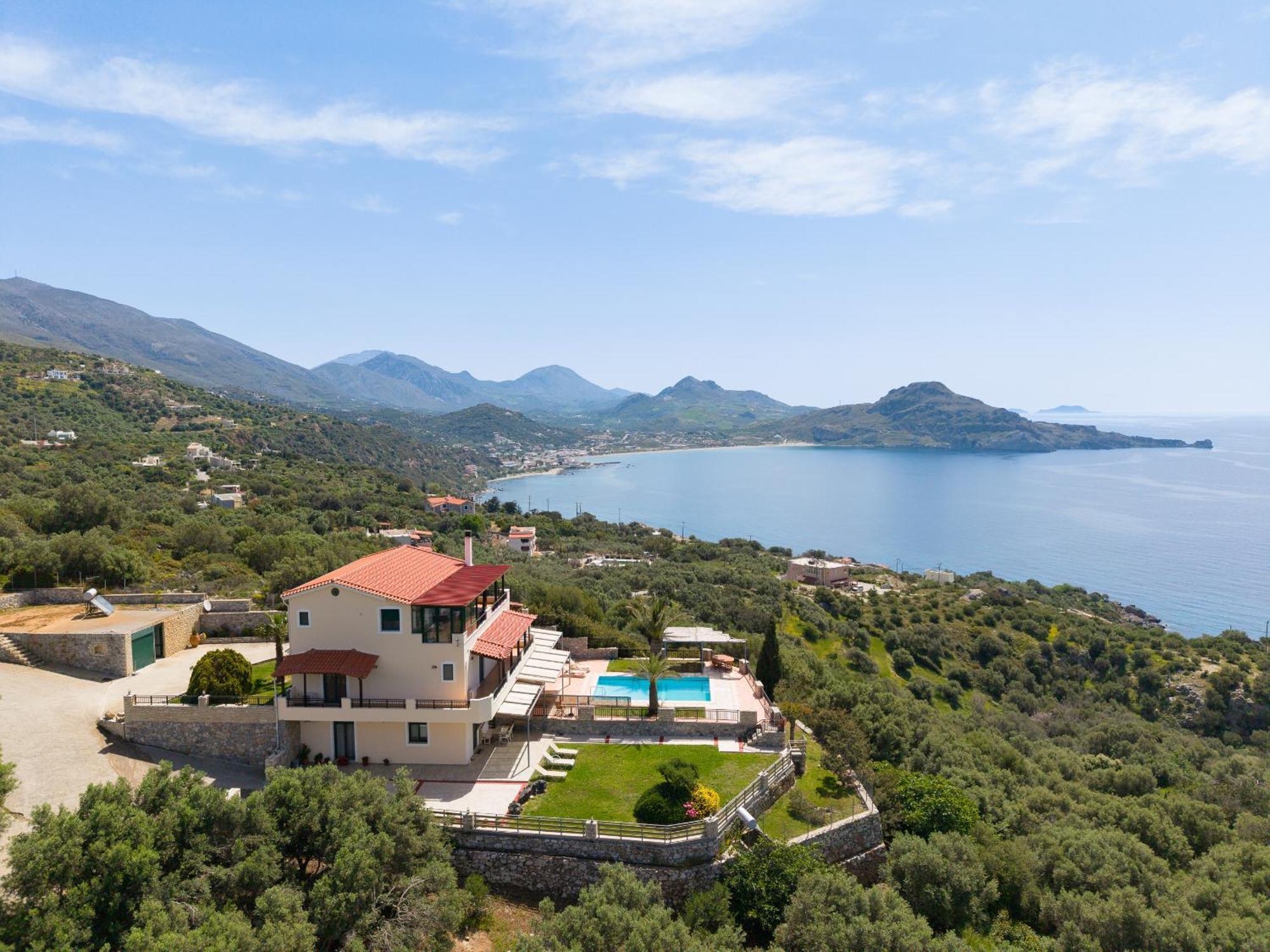 Souda Bay Loggia Villa Sellía Exterior foto